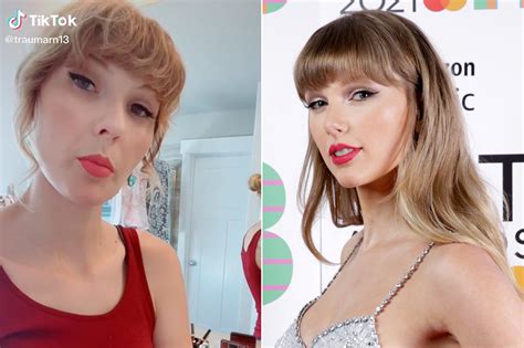 Taylor swift with look alike